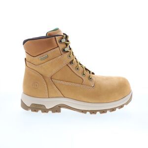 Dunham Mens 8000 Works Waterproof Safety Plain Toe Boot Brown Boots (NWT)